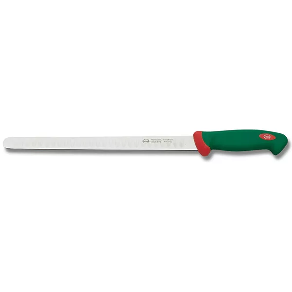 SANELLI SALMON KNIFE OLIVE STEEL BLADE cm.31