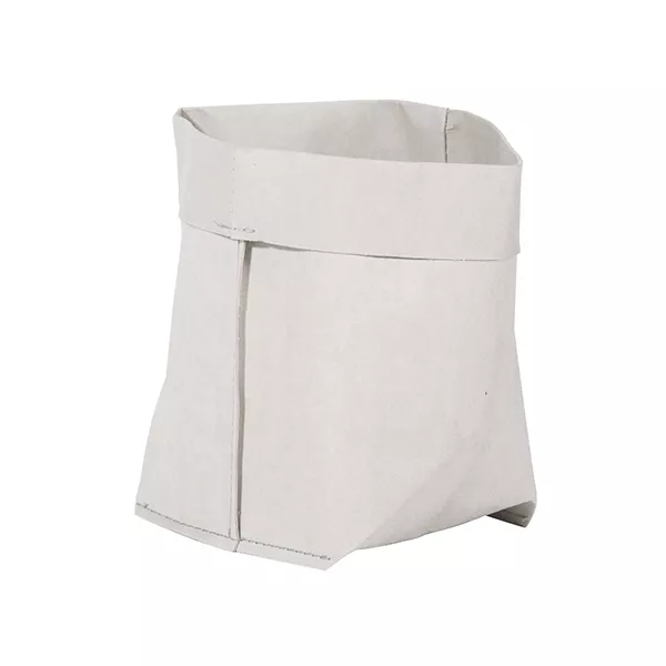 GRAY BREAD BASKET IN WASHABLE CELLULOSE dim. cm. 10.5x11x15h