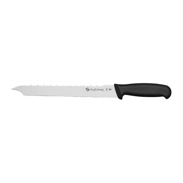 AMBROGIO SANELLI FROZEN SERRATED DOUBLE BLADE STEEL KNIFE cm.26