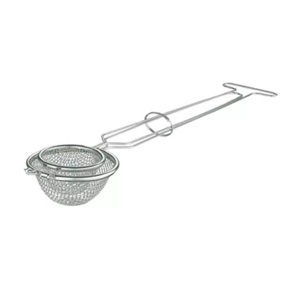 DOUBLE SPOON FOR FRYING STAINLESS STEEL POTATO NESTS diam. cm.8 length cm.33
