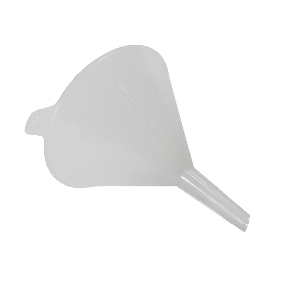 WHITE PLASTIC FUNNEL diam. upper cm.15