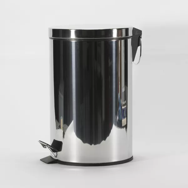 ROUND STAINLESS STEEL PEDAL BIN lt.20 cm.30x45