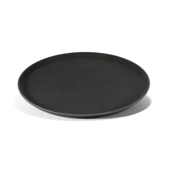 ROUND NON-SLIP BAR TRAY cm.40,5 BLACK