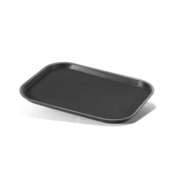 RECTANGULAR NON-SLIP BAR TRAY cm.40x30 BLACK