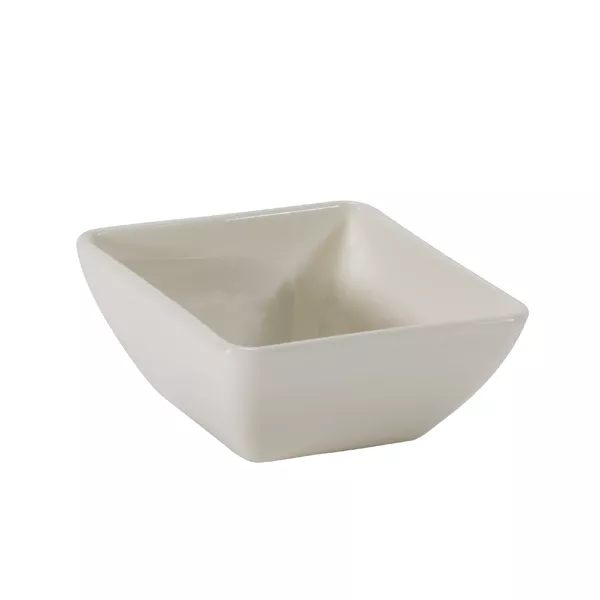 WHITE THERMAL POLYESTER TRAY cm.15x15x7