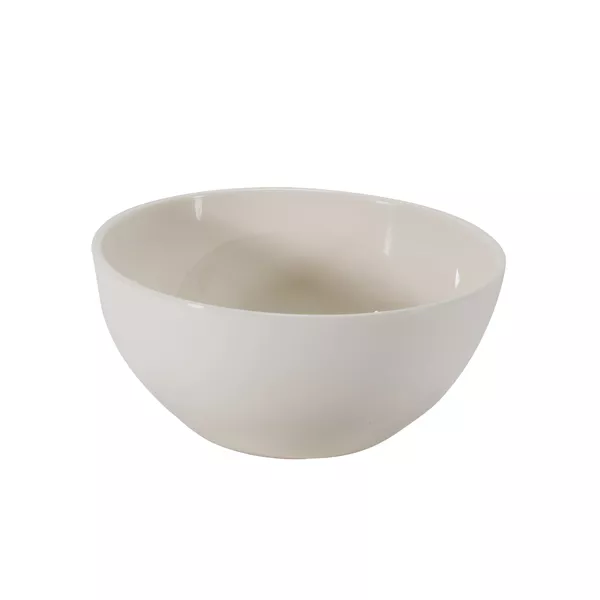 ROUND WHITE POLYESTER TRAY, diameter cm. 25