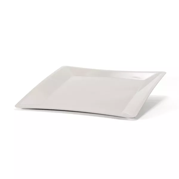 WHITE THERMAL POLYESTER TRAY cm.30x30x3