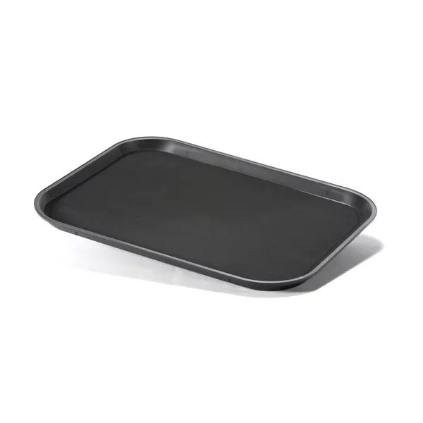 RECTANGULAR NON-SLIP BAR TRAY cm.46x36 BLACK