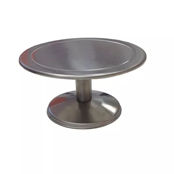 STAINLESS STEEL CAKE STAND cm.19,5x10