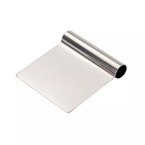 STAINLESS STEEL SCRAPER WITH STAINLESS STEEL HANDLE cm.16x12
