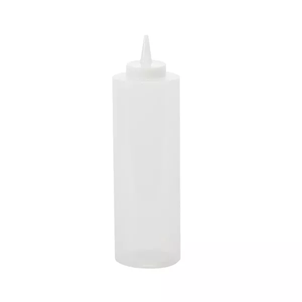 WHITE PLASTIC SQUEEZE BOTTLE DISPENSER cl.70,8