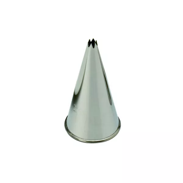 STAINLESS STEEL NOZZLE WITH STAR HOLE cm. 0.4