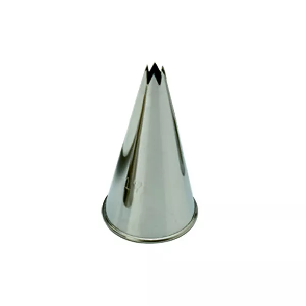 STAINLESS STEEL NOZZLE WITH STAR HOLE cm. 0.6