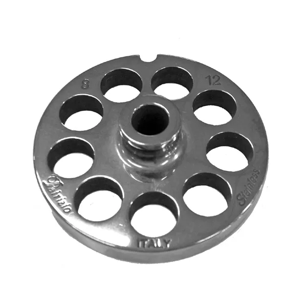 STAINLESS STEEL MEAT GRINDER PLATE OF 8 HOLE 12