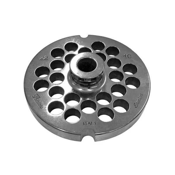 STAINLESS STEEL MEAT GRINDER PLATE 22 HOLE 10