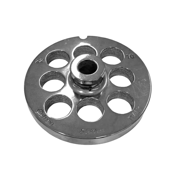 STAINLESS STEEL MEAT GRINDER PLATE 22 HOLE 16