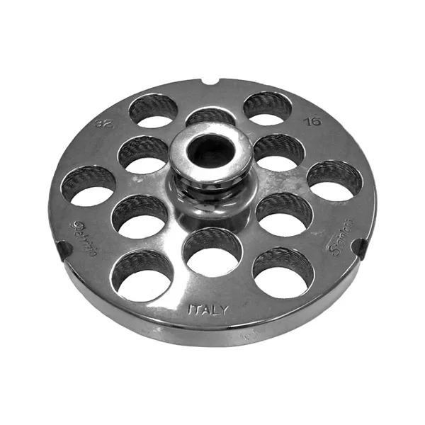 STAINLESS STEEL MEAT GRINDER PLATE 32 HOLE 16