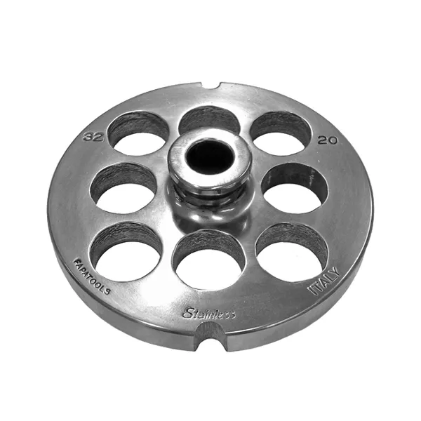 STAINLESS STEEL MEAT GRINDER PLATE 32 HOLE 20