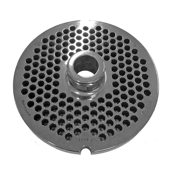 STAINLESS STEEL MEAT GRINDER PLATE OF 42 HOLE 6