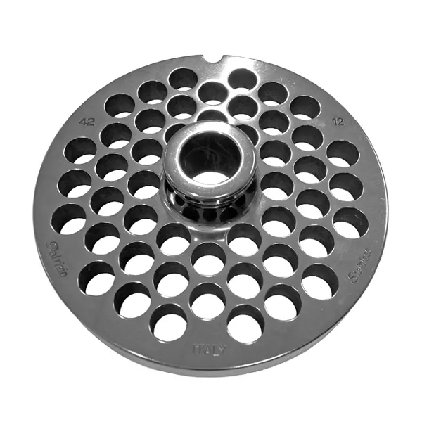 STAINLESS STEEL MEAT GRINDER PLATE 42 HOLE 12