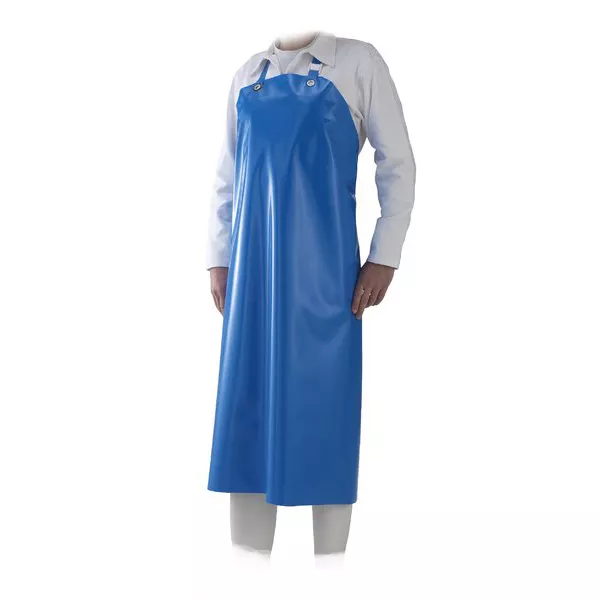 RUBBER APRON DELTA BLUE cm.90x115