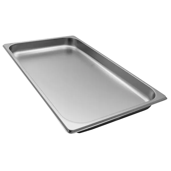 STAINLESS STEEL GASTRONORM TRAY 1/1 cm.53x32,5x4 capacity lt.6,0