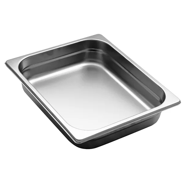 STAINLESS STEEL GASTRONORM TRAY 1/2 cm.32,5x26,5x6,5 capacity lt.4,7