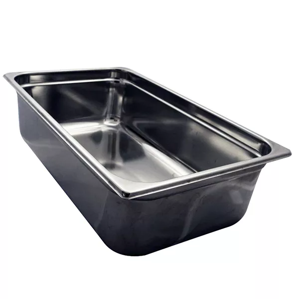 STAINLESS STEEL GASTRONORM TRAY 1/1 cm.53x32,5x15 capacity lt.22,5