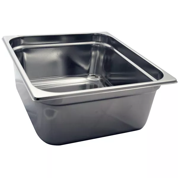 STAINLESS STEEL GASTRONORM TRAY 2/3 cm.32,5x35,4x15 capacity lt.14,8