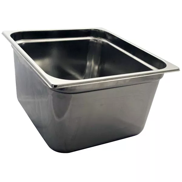 STAINLESS STEEL GASTRONORM TRAY 2/3 cm.32,5x35,4x20 capacity lt.19,7