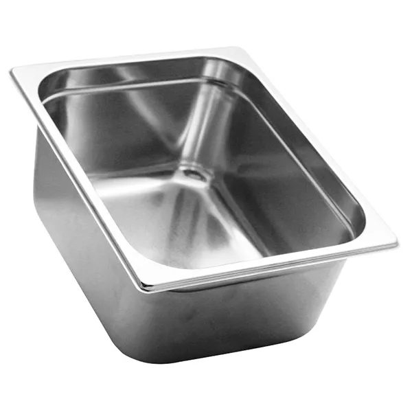 STAINLESS STEEL GASTRONORM TRAY 1/2 cm.32,5x26,5x15 capacity lt.8,0