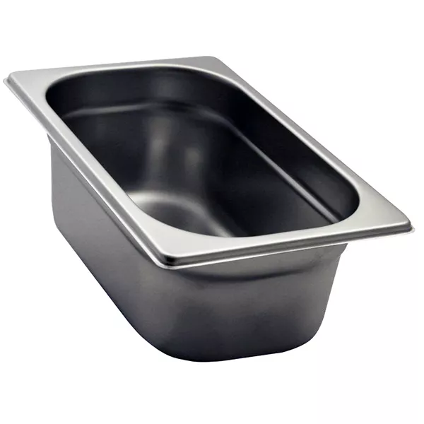 STAINLESS STEEL GASTRONORM TRAY 1/4 cm.26,5x16,2x10 capacity lt.3,2