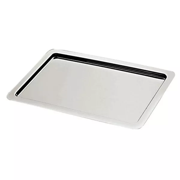 RECTANGULAR TRAY IN STAINLESS STEEL cm.61x41x3