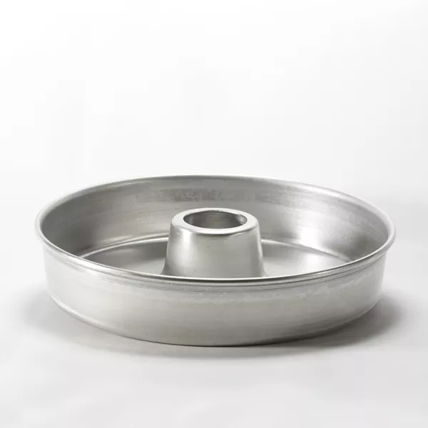 ALUMINUM DONUT MOLD WITH FLAT BOTTOM cm.30x6