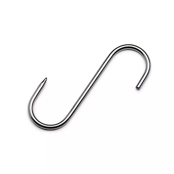 STAINLESS STEEL HOOK mm.160x6