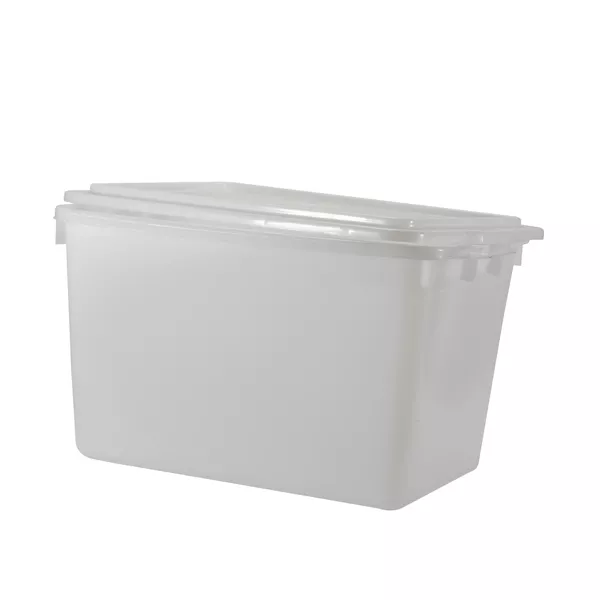 WHITE SOFT PLASTIC TRAY cm.70x45x40 lt.90