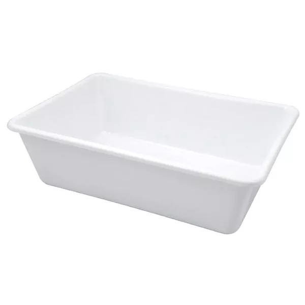 WHITE PLASTIC REFRIGERATOR PAN cm.50x34x11 lt.13