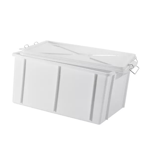 STACKABLE PLASTIC DIAMANT CONTAINER cm. 50x40x25 litres. 40