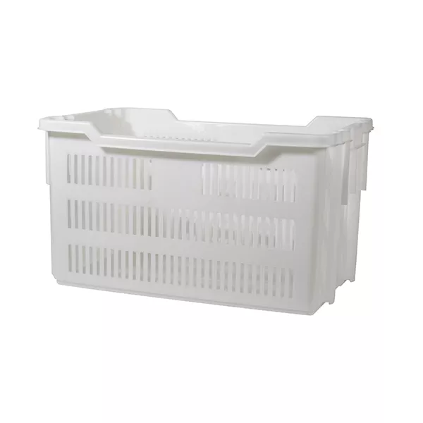 DRILLED PLASTIC TRANSPORT CONTAINER BOX cm. 60x50x36