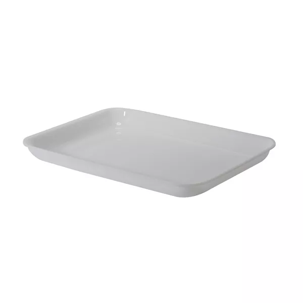 WHITE METHACRYLATE TRAY cm.44x33x4