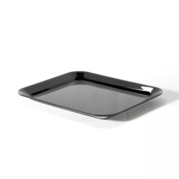 BLACK METHACRYLATE TRAY cm.35x30x3