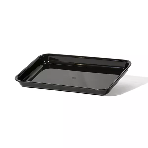 BLACK METHACRYLATE TRAY cm.22x36x3,5