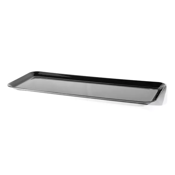 BLACK METHACRYLATE TRAY cm.81,5x31x3