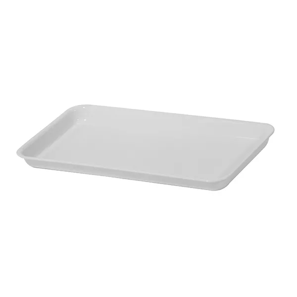 WHITE METHACRYLATE TRAY cm.22x44x3,5