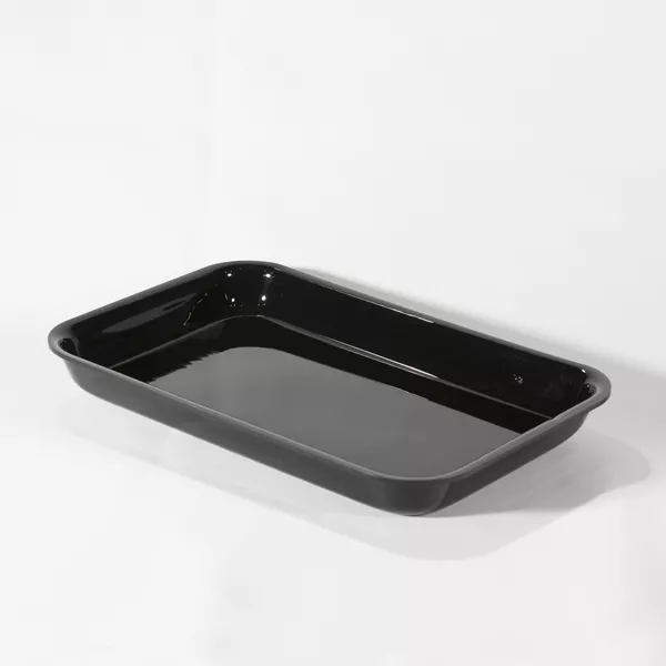 BLACK METHACRYLATE TRAY cm.40x26x4