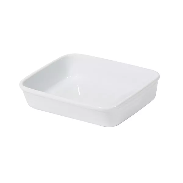 RECTANGULAR SMOOTH PORCELAIN GASTRONOMY BAKING DISH cm.27x20x6h