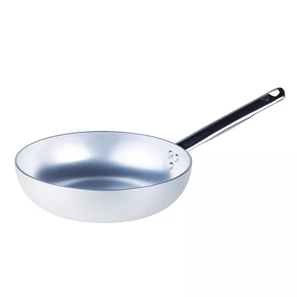 HIGH FLARED ALUMINUM FRYING PAN 1 HANDLE diameter cm. 36