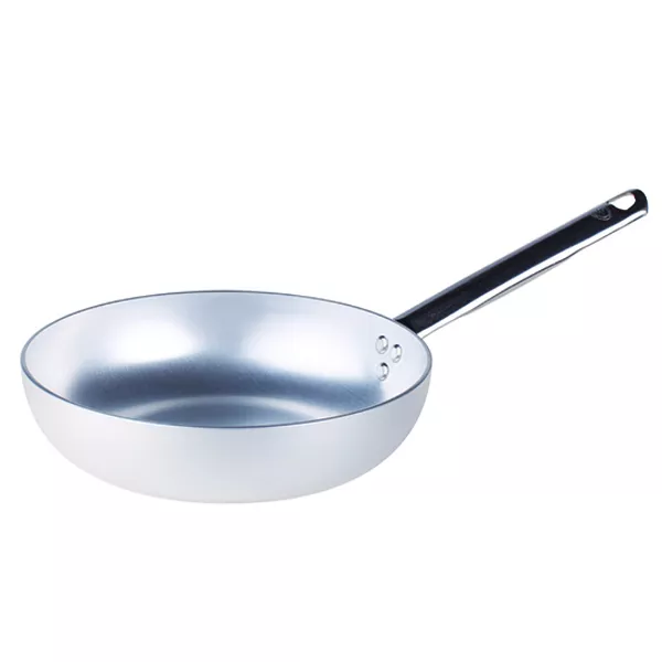 HIGH FLARED ALUMINUM FRYING PAN 1 HANDLE diameter cm. 40