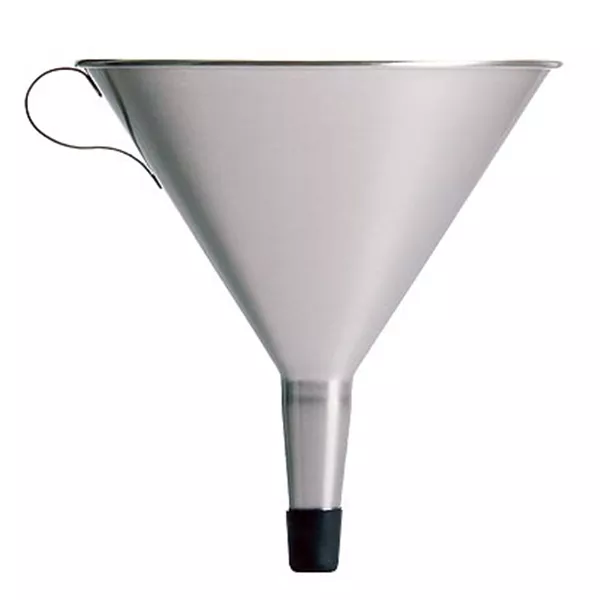 STAINLESS STEEL FUNNEL diam. upper cm.25article in elimination