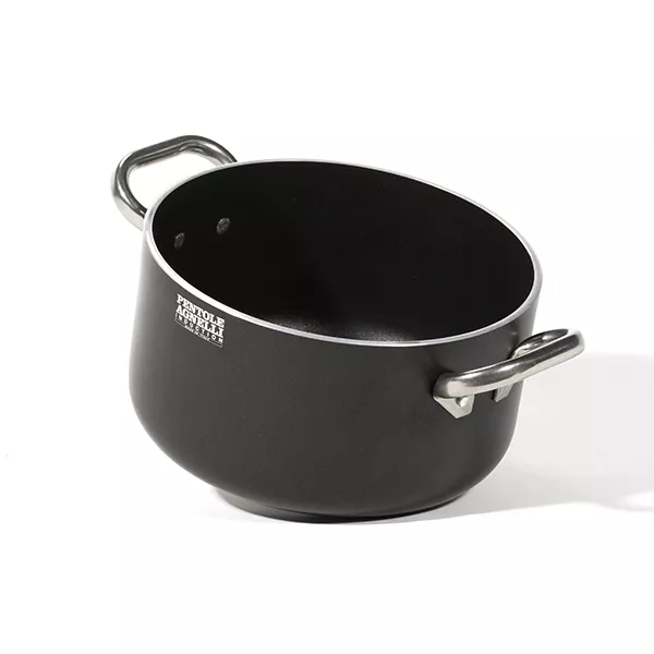 HIGH INDUCTION CASSEROLE AL-BLACK 2 HANDLES cm. 24x14